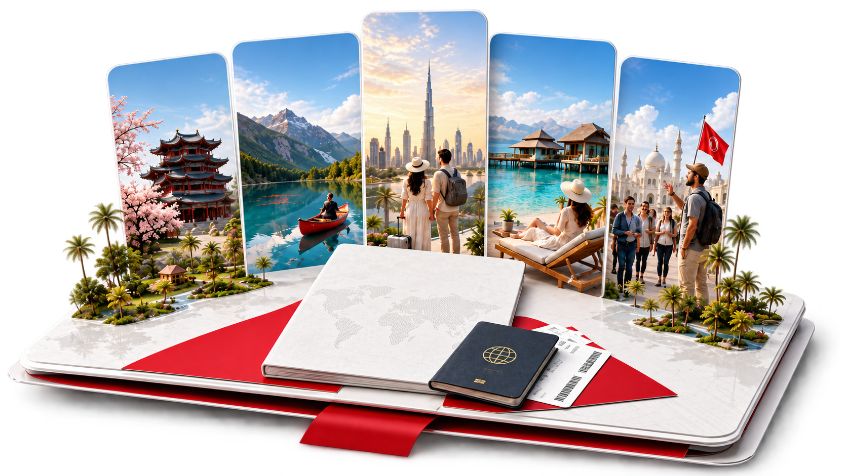 Orbit profile travel worlds in five dimensional portrait frames