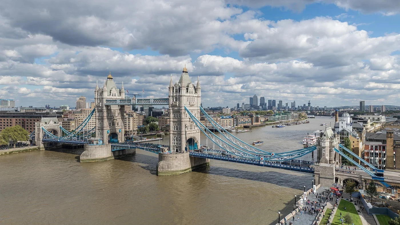 Tower Bridge and the River Thames, London, United Kingdom