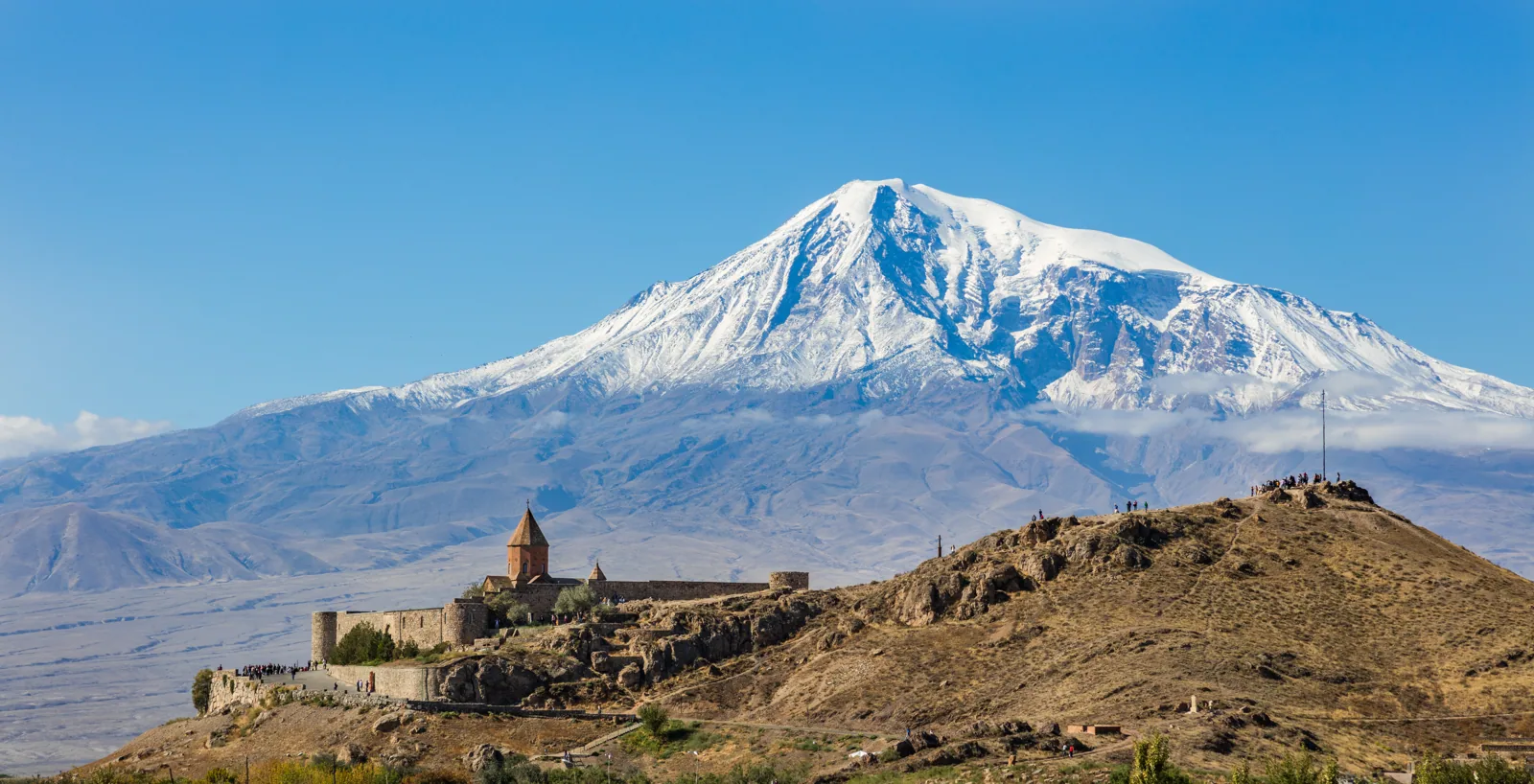 Khor Virap Monastery, Armenia, with Mount Ararat in the background