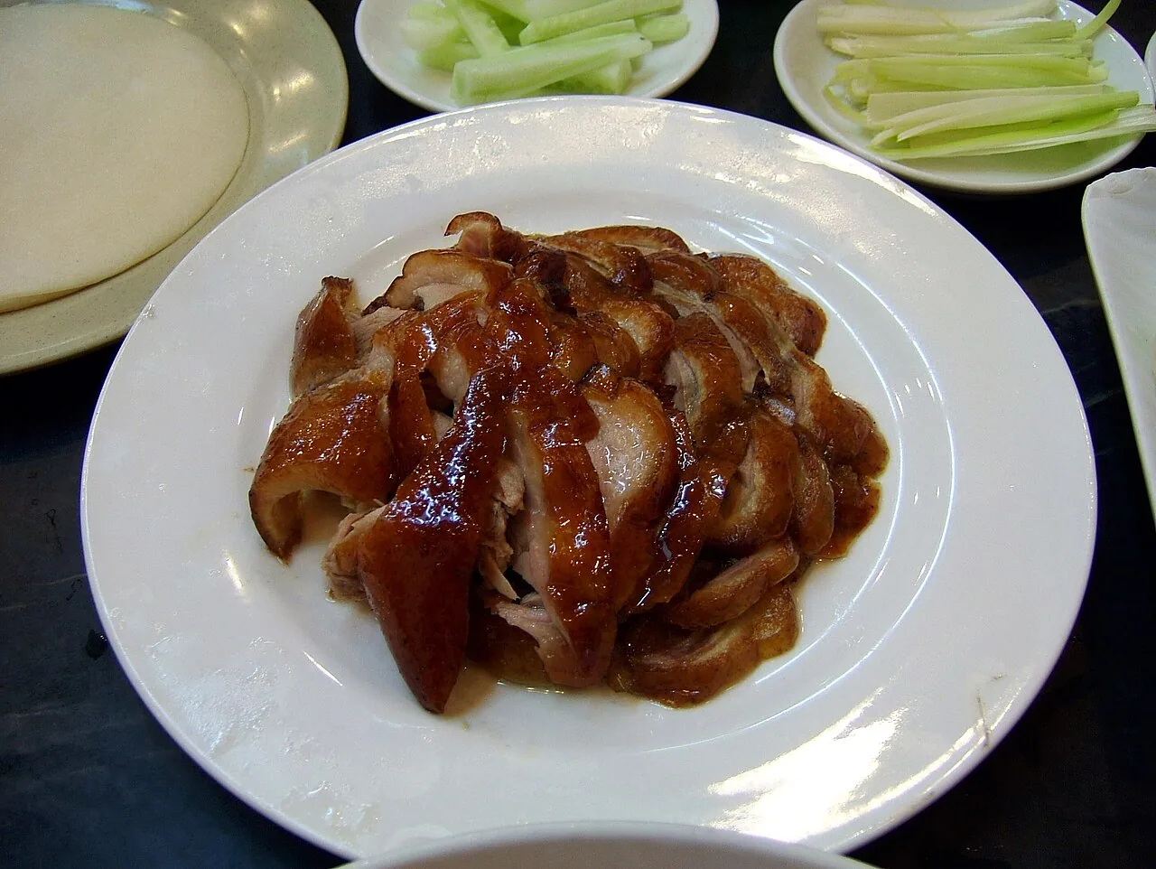 Peking duck served in Beijing