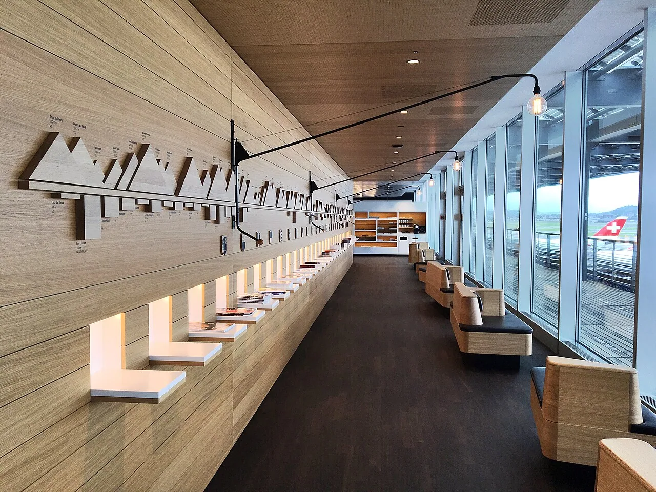 Airport lounge at Zurich Airport