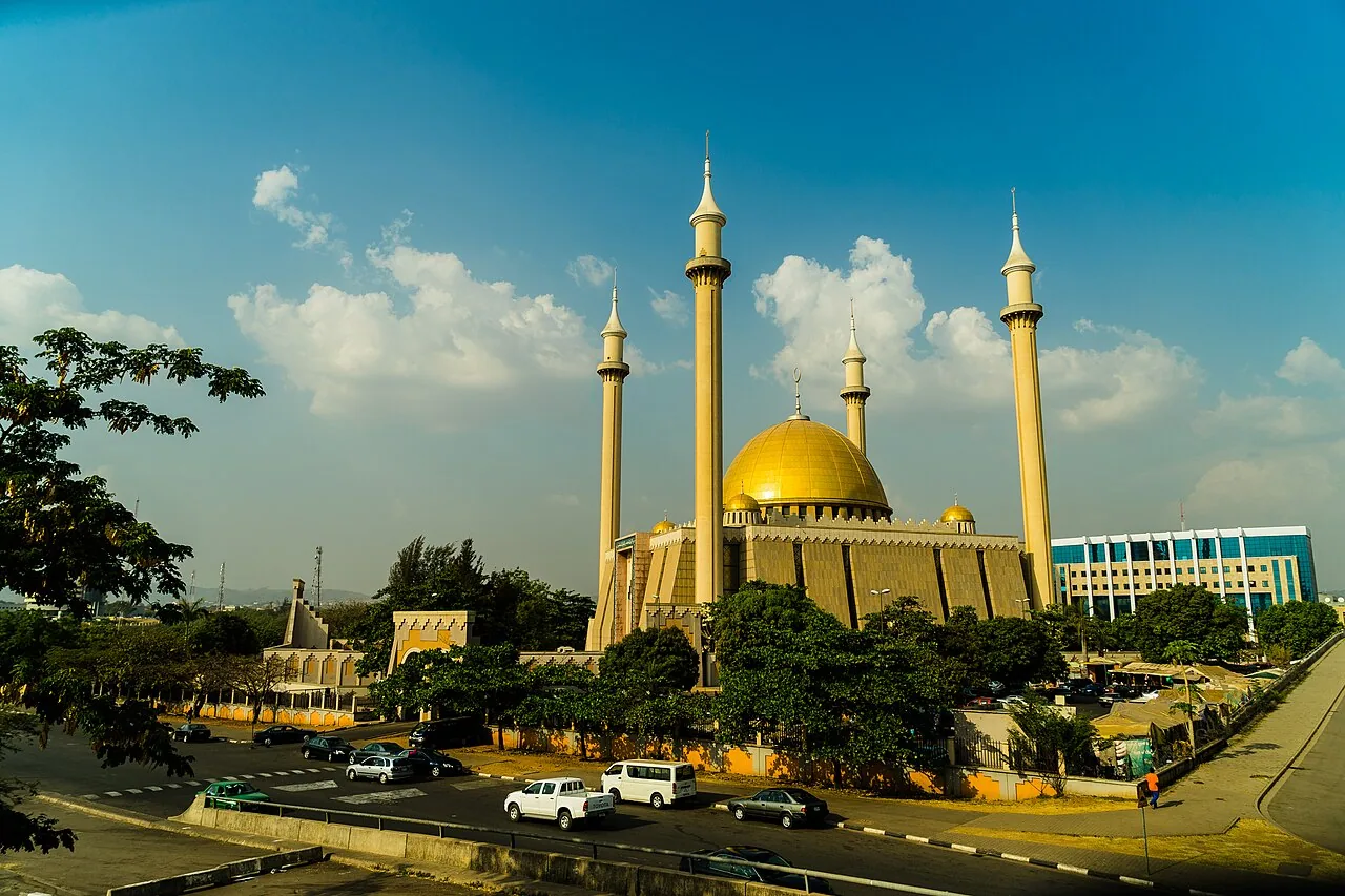 The National Mosque in Abuja, Nigeria