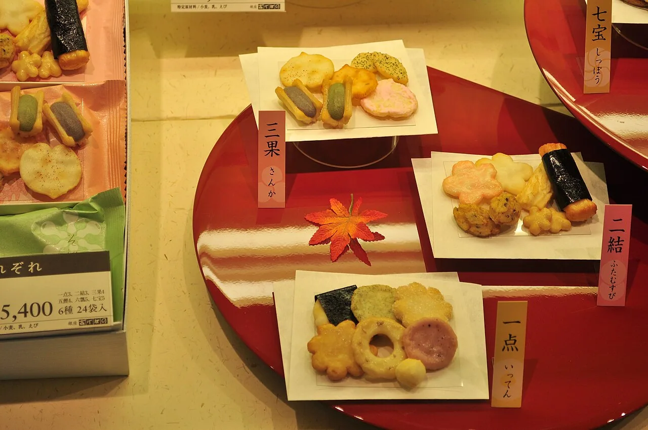 Traditional Japanese sweet shop in Tokyo
