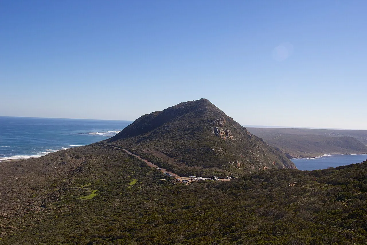 The rocky headland at Cape Point on South Africa’s Cape Peninsula