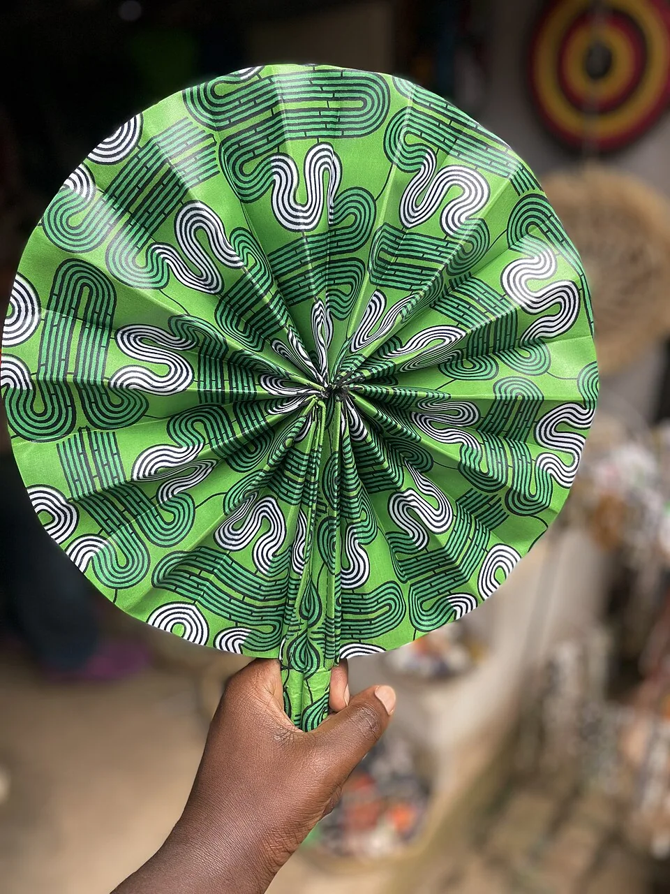 Ugandan crafts displayed in Kampala