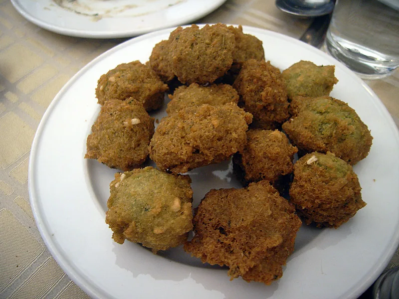 Egyptian ta’ameya falafel