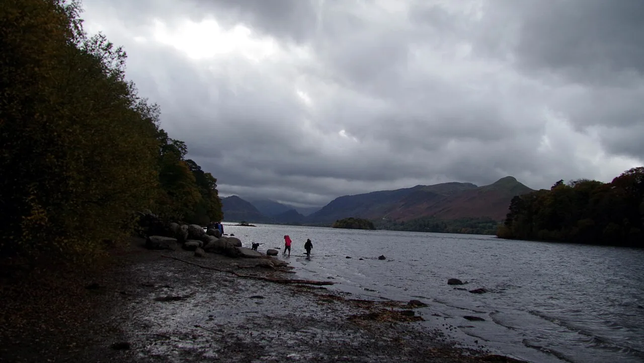 Derwent Water near Keswick in England’s Lake District