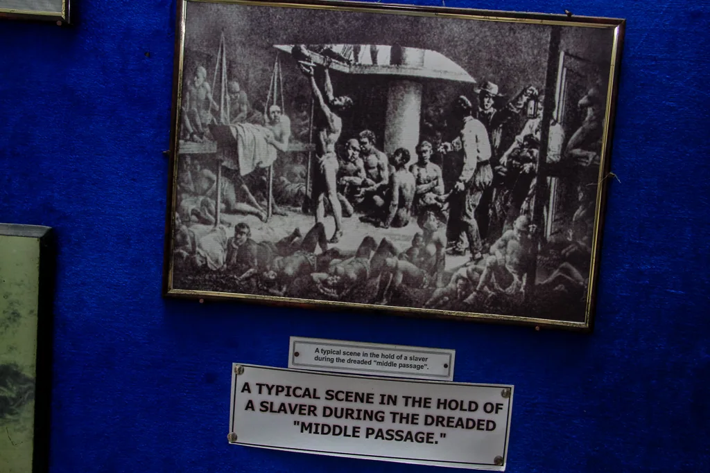 A historical exhibit inside Badagry Heritage Museum, Lagos State, Nigeria