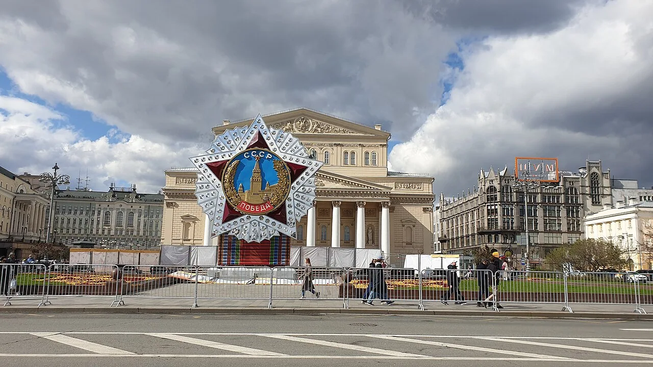 The Bolshoi Theatre in Moscow, Russia