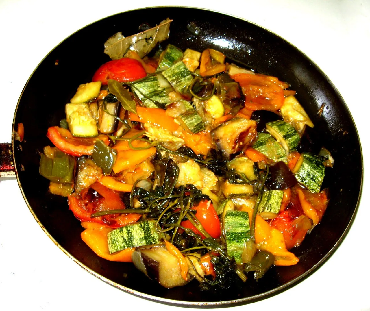 Traditional ratatouille vegetable dish