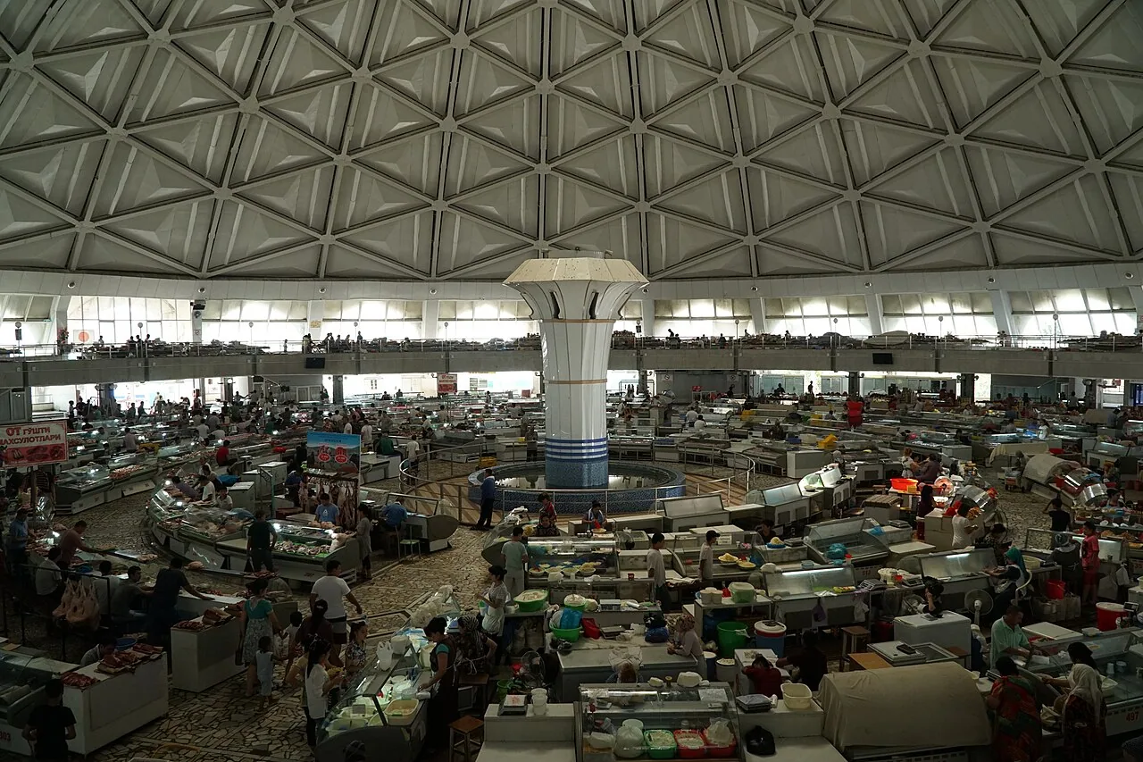 Chorsu Bazaar in Tashkent, Uzbekistan