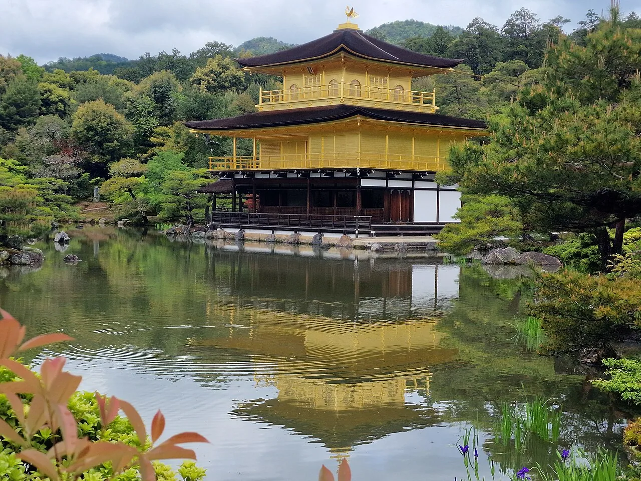 Golden Pavilion at Kinkaku-ji Temple, Kyoto, Japan