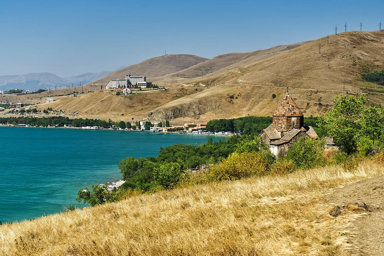 Sevanavank Monastery above Lake Sevan, Armenia